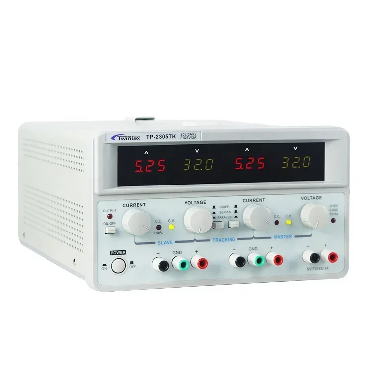 Dual Channel Linear Power Supply 30V 5A - Fonte de Alimentação DC Simétrica Linear