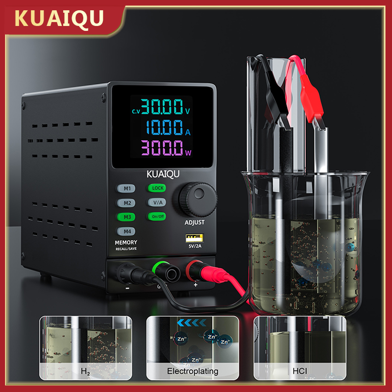 Switching Dc Power Supply 300V 1A - Fonte de Alimentação DC Ajustável KUAIQU