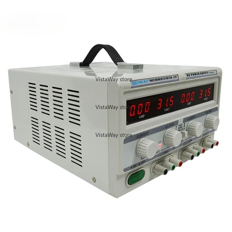 Linear Dc Power Supply Triple Output - Fonte de alimentação regulada dupla dc,