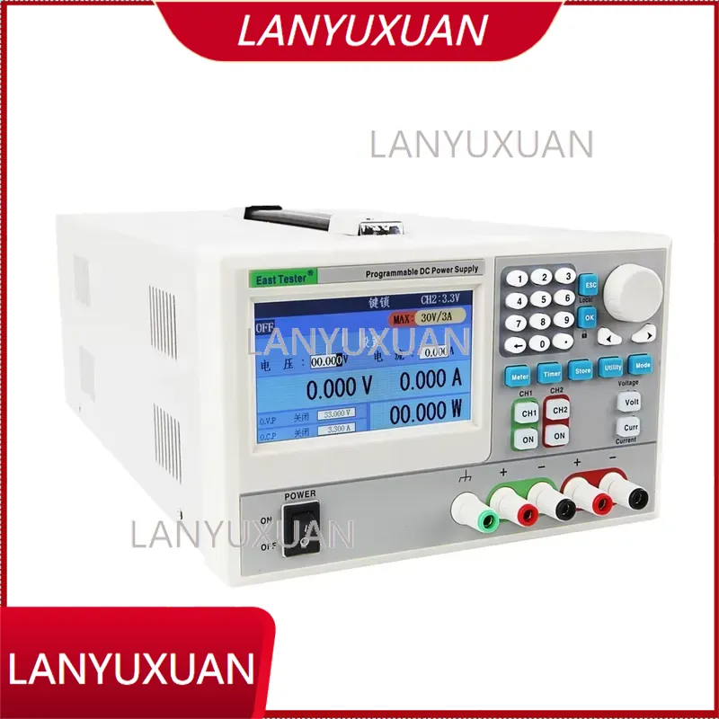 Dual Channel Linear Power Supply 30V 5A - Fonte de Alimentação Linear Programável ET