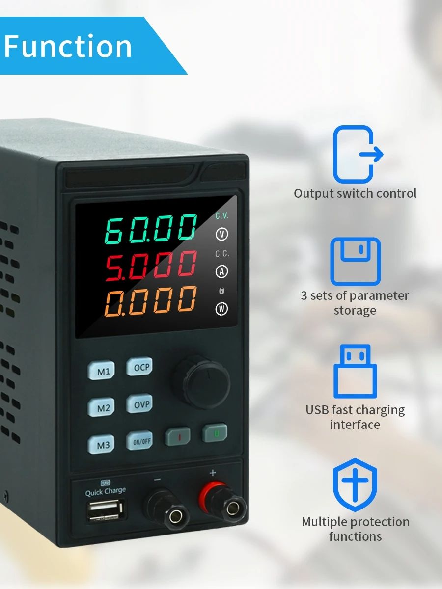 MYAMI-Banco ajustável programá - Programmable Dc Power Supply 60V 10A avaliação e preço