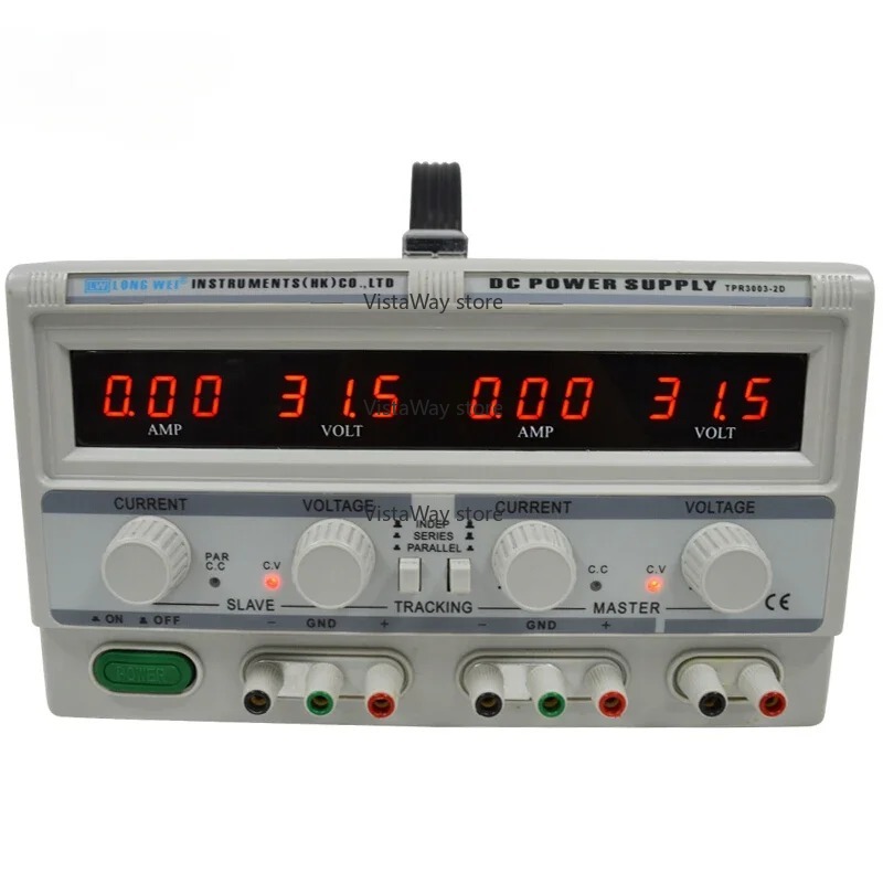 Fonte de alimentação regulada  - Linear Dc Power Supply Triple Output avaliação e preço