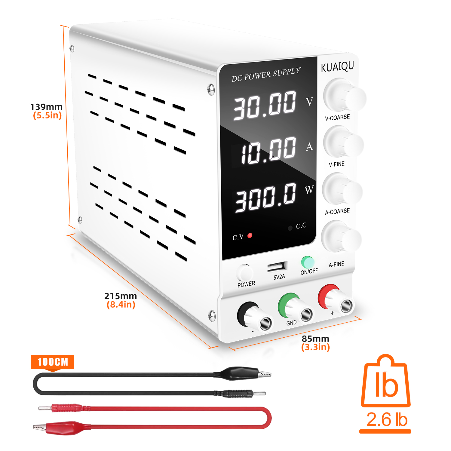 KUAIQU Fonte de Alimentação DC - High Power 60V 20A Bench Power Supply avaliação e preço